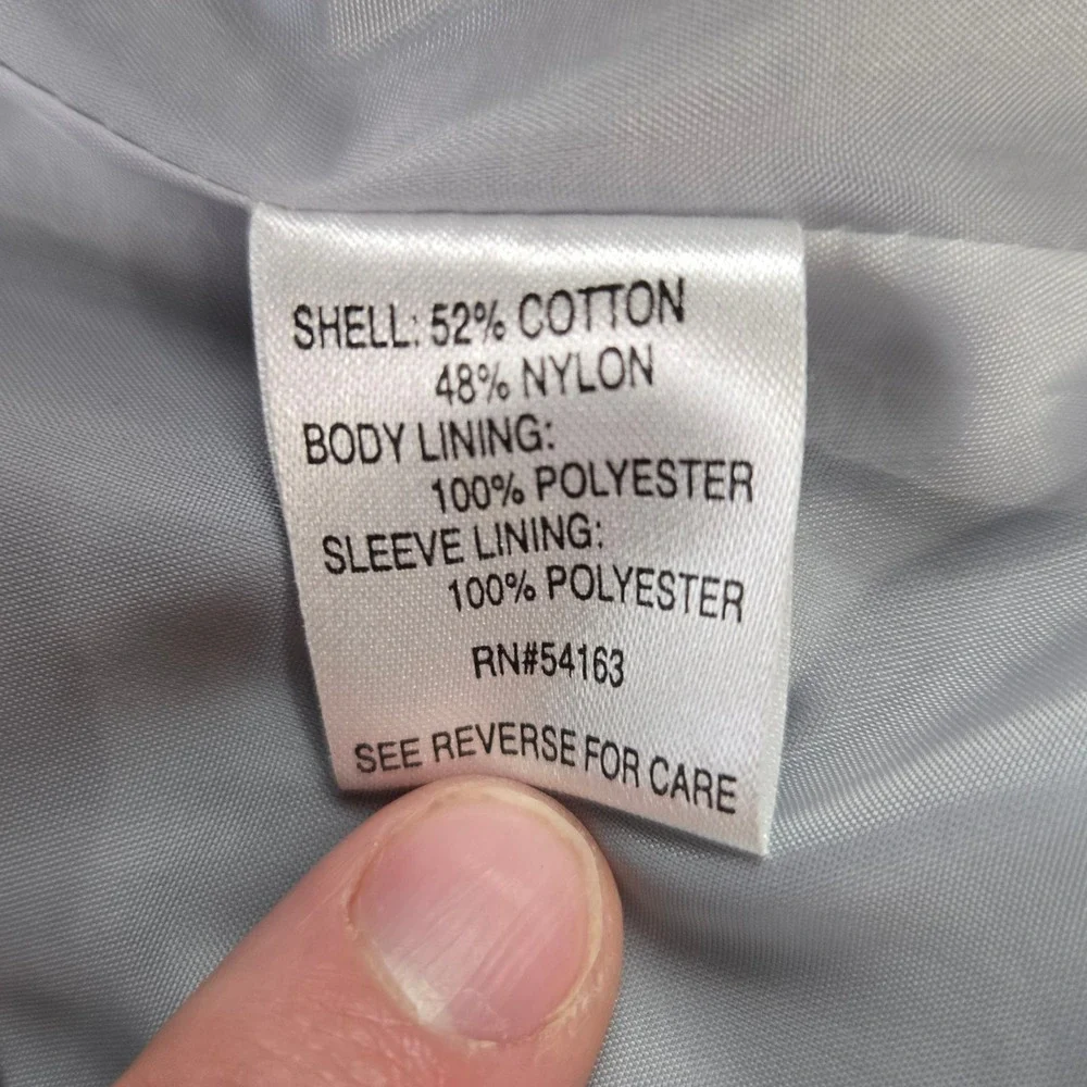 Calvin Klein Black Classic Lightweight Minimal Spring Rain Jacket Size Small